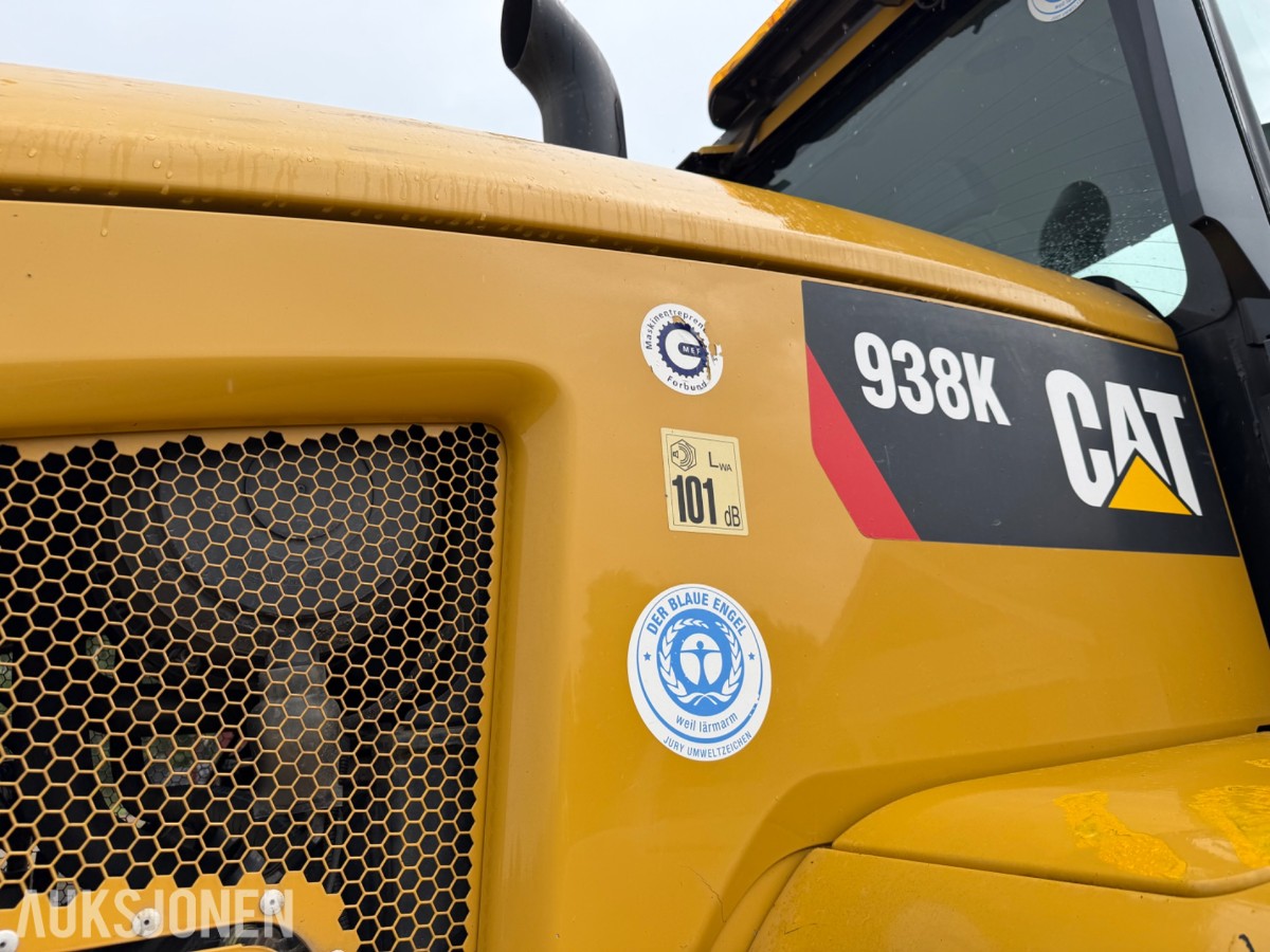 2013 Cat 938K Hjullaster. nylig sertifisert. Vekt i skuffe