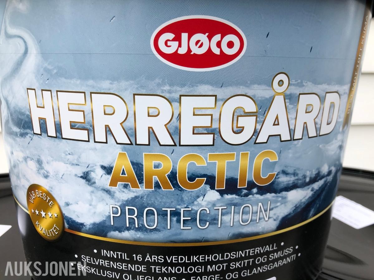 Utendørsmaling 16 år! 125kg/100 liter - velg farge selv!