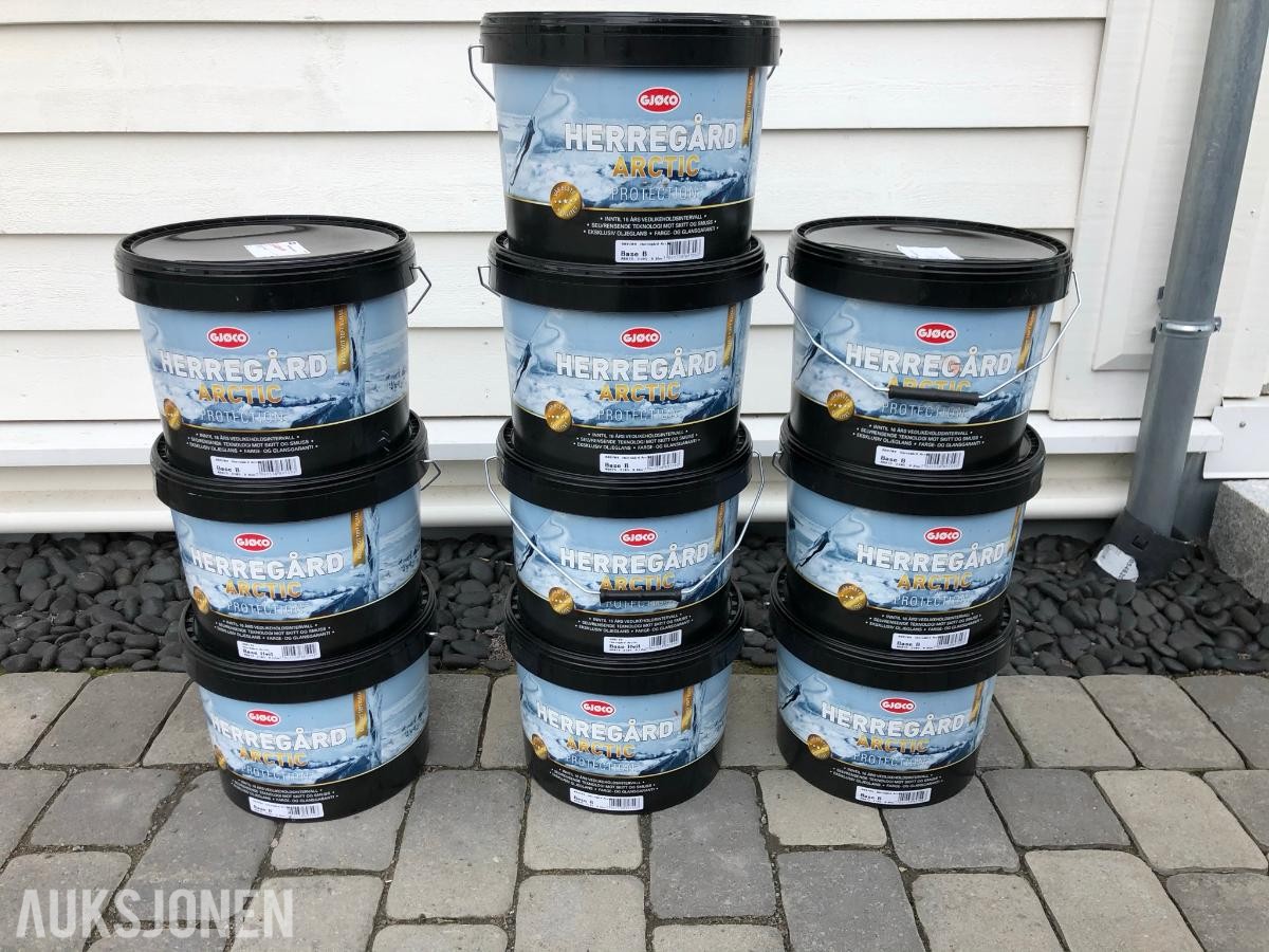 Utendørsmaling 16 år! 125kg/100 liter - velg farge selv!
