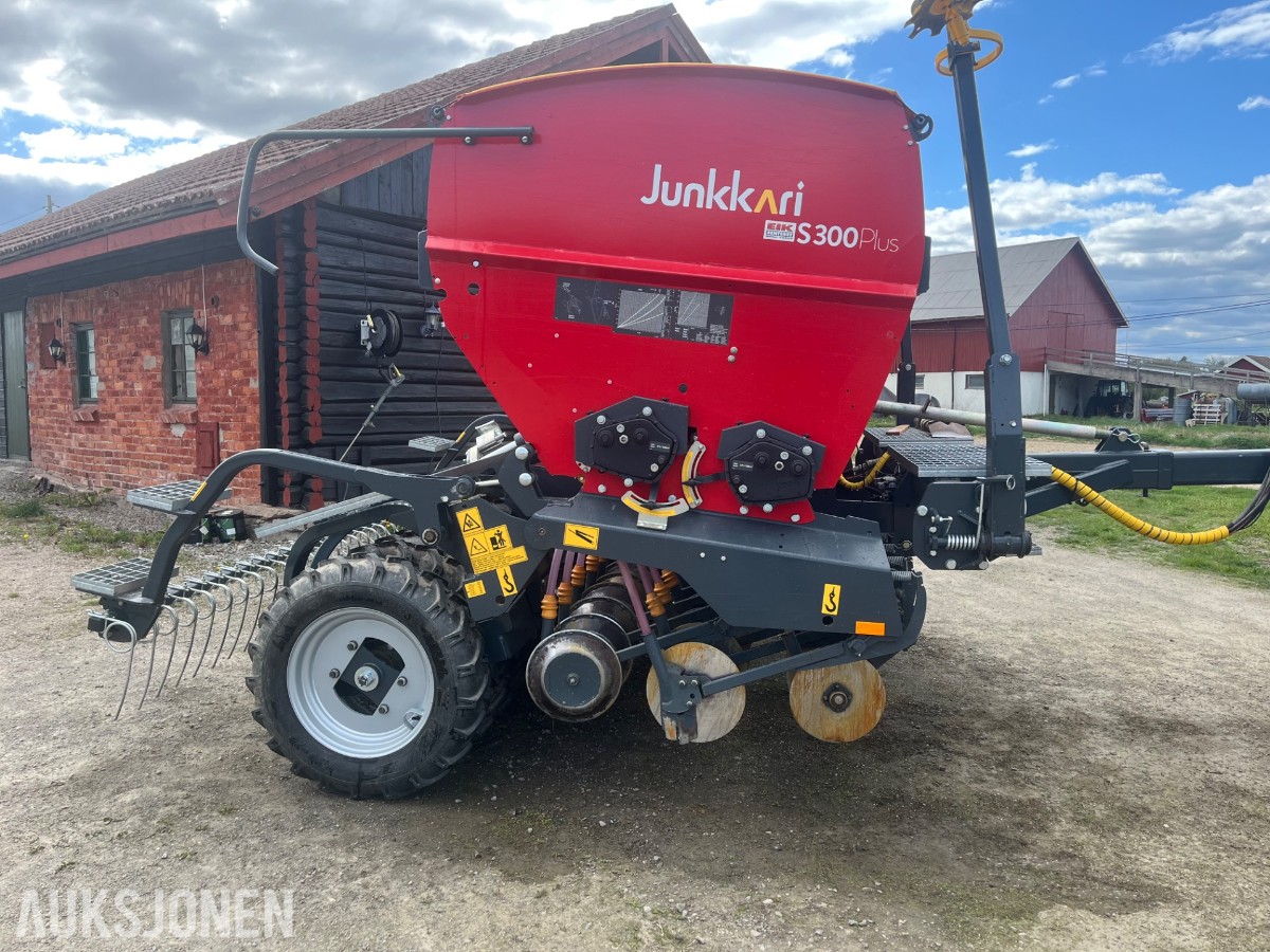 Junkkari S 300 plus Såmaskin. 2020 mod. Kombi. Velholdt