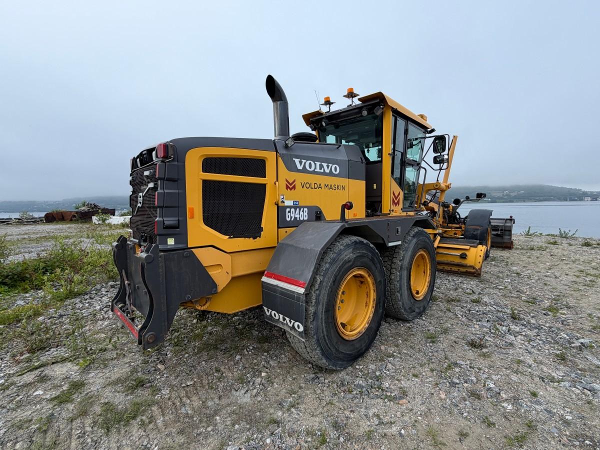 2013 Volvo G946B veihøvel med maskinstyring, frontskjær og midtblad