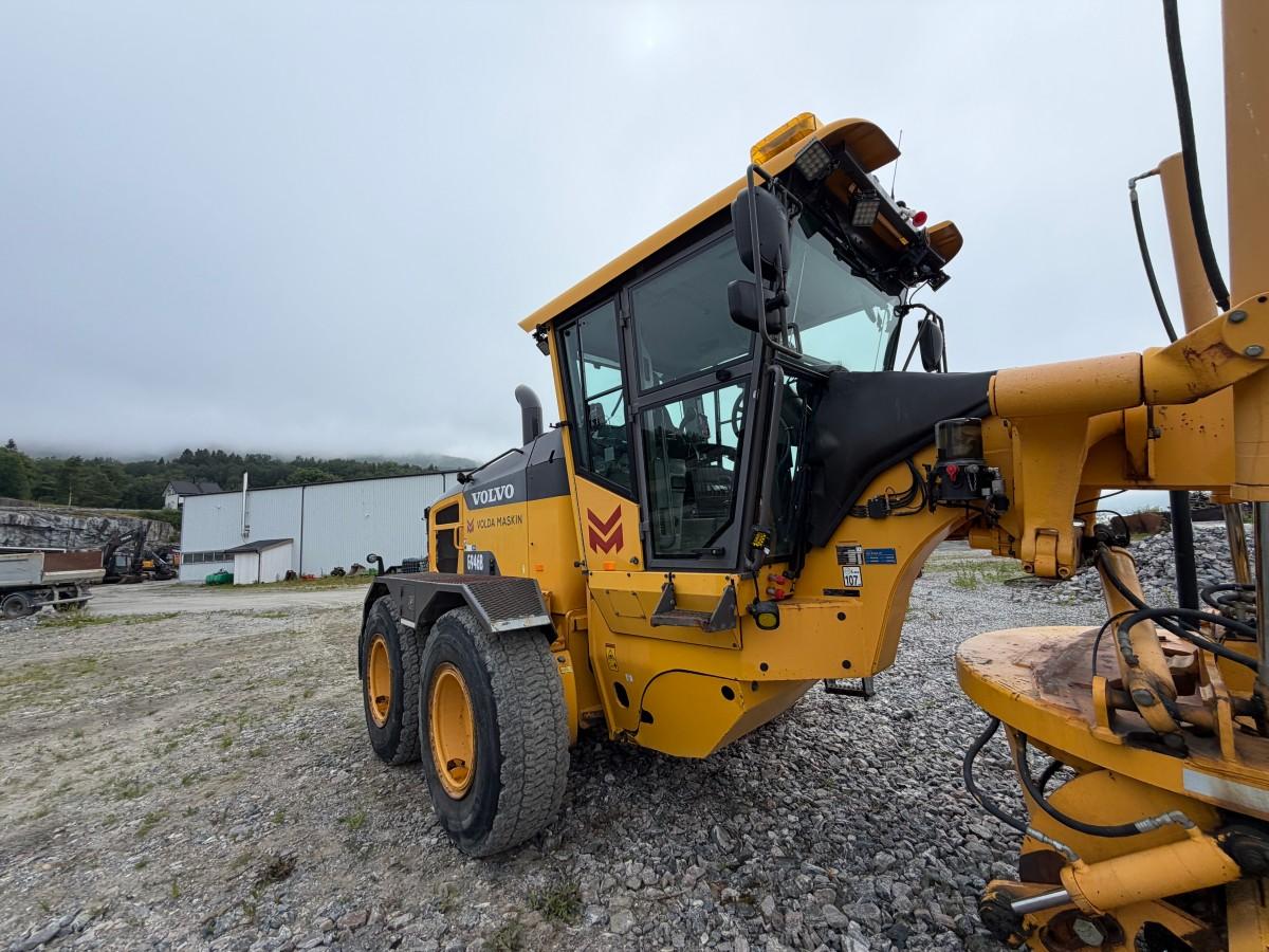 2013 Volvo G946B veihøvel med maskinstyring, frontskjær og midtblad