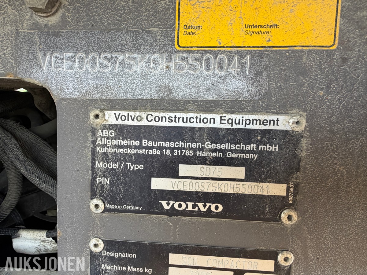 2015 Volvo SD75 Vals