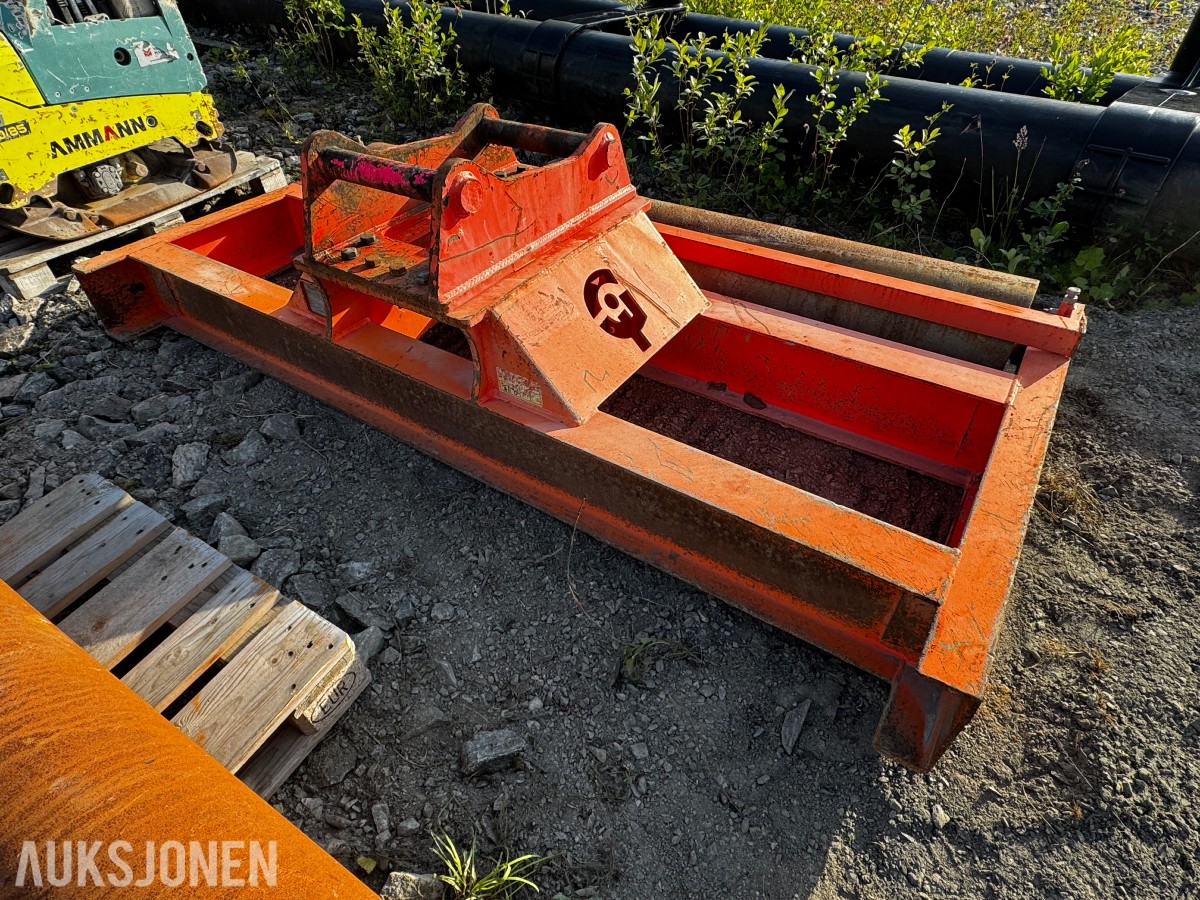 Gigant GI-G3250 planeringsbjelke med komprimeringsvalse – S60 – 2019 modell