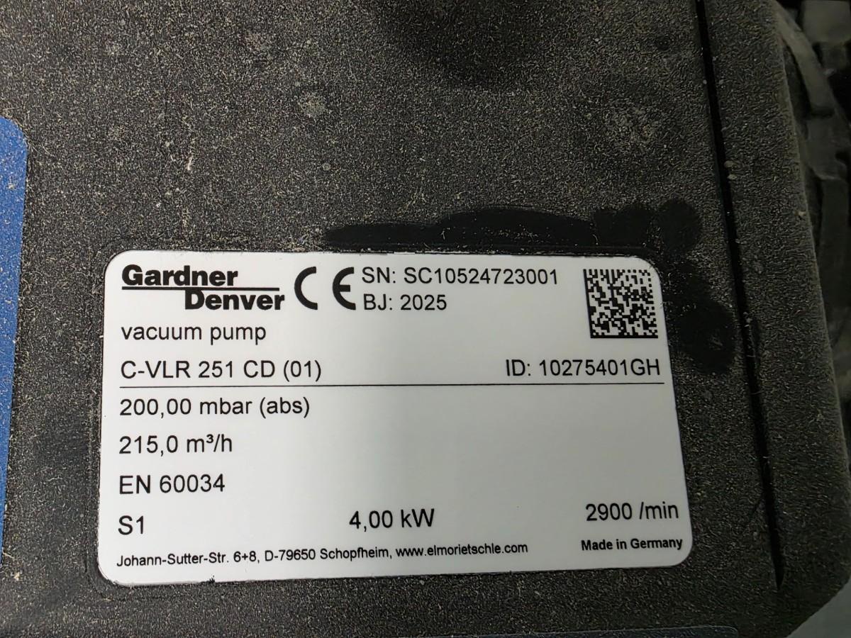 2025 - Gardner Denver / Elmo Rietschle vakuumpumpe og kompressor