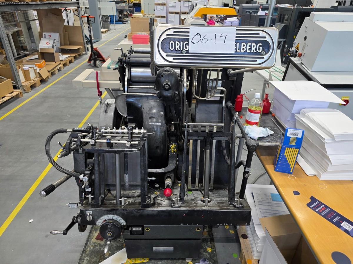 1973 Heidelberg Vinge Druckmaschinen/Stanse
