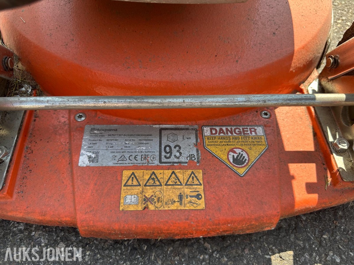 Husqvarna LB 548i – Batteridrevet gressklipper (første generasjon)