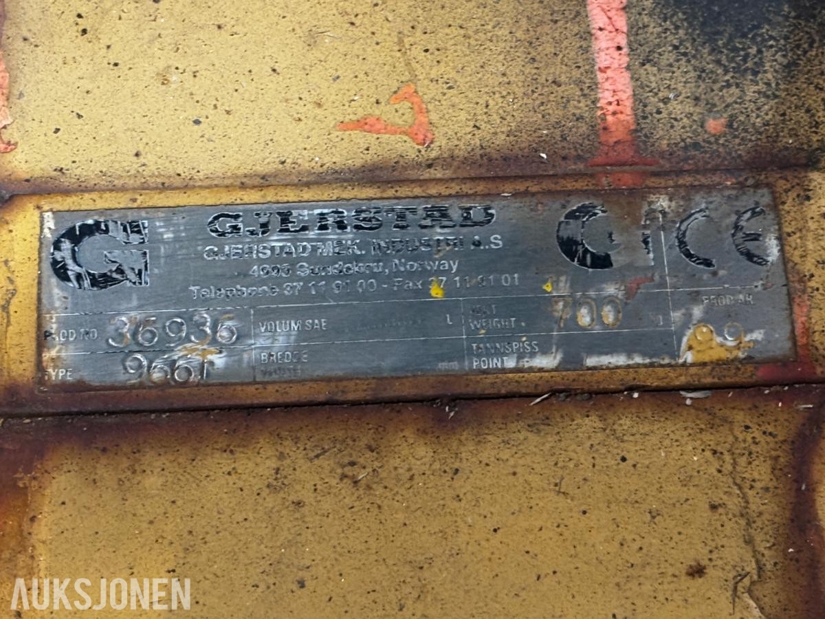 1999 GJERSTAD HURTIGFESTE MED KILEKOBLING – CAT 966F/F GH / HJULLASTER