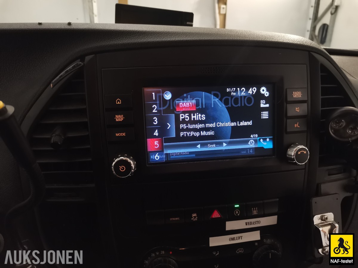 2019 Mercedes-Benz Vito 4MATIC AUTOMAT PERSONBIL HENGERFESTE INNREDNING VARMER