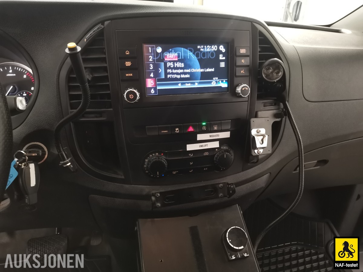 2019 Mercedes-Benz Vito 4MATIC AUTOMAT PERSONBIL HENGERFESTE INNREDNING VARMER