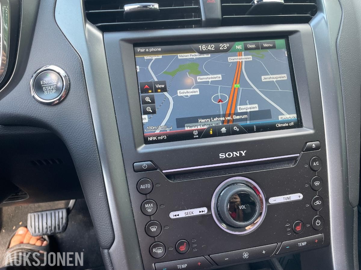 2015 Ford MONDEO 1.5 Bensin 160hk automat, Cruisekontroll, Navigasjon