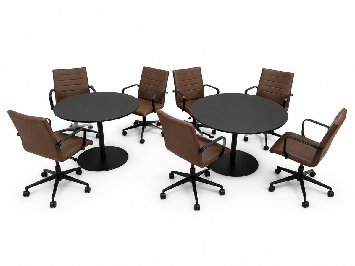 7 stk. LD Seating Oslo 227 konferansestoler og 2 møtebord