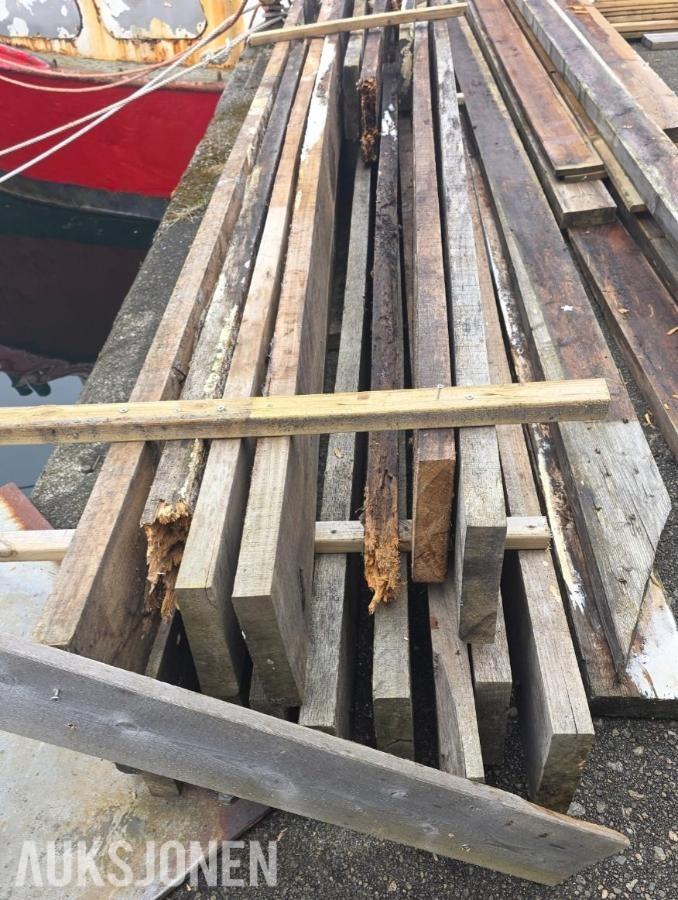 78 meter Teakplanker / Eikeplanker 40x200x6000