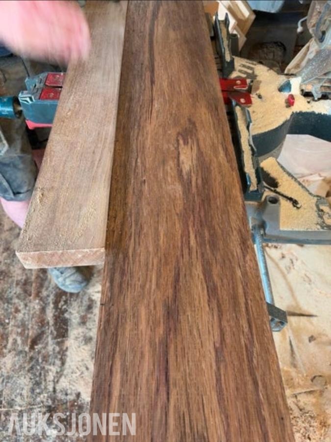 78 meter Teakplanker / Eikeplanker 40x200x6000