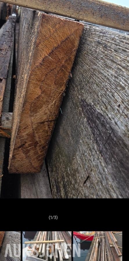 78 meter Teakplanker / Eikeplanker 40x200x6000