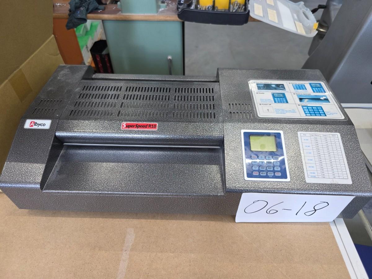 Albyco SuperSpeedR10 Rullelamineringsmaskin