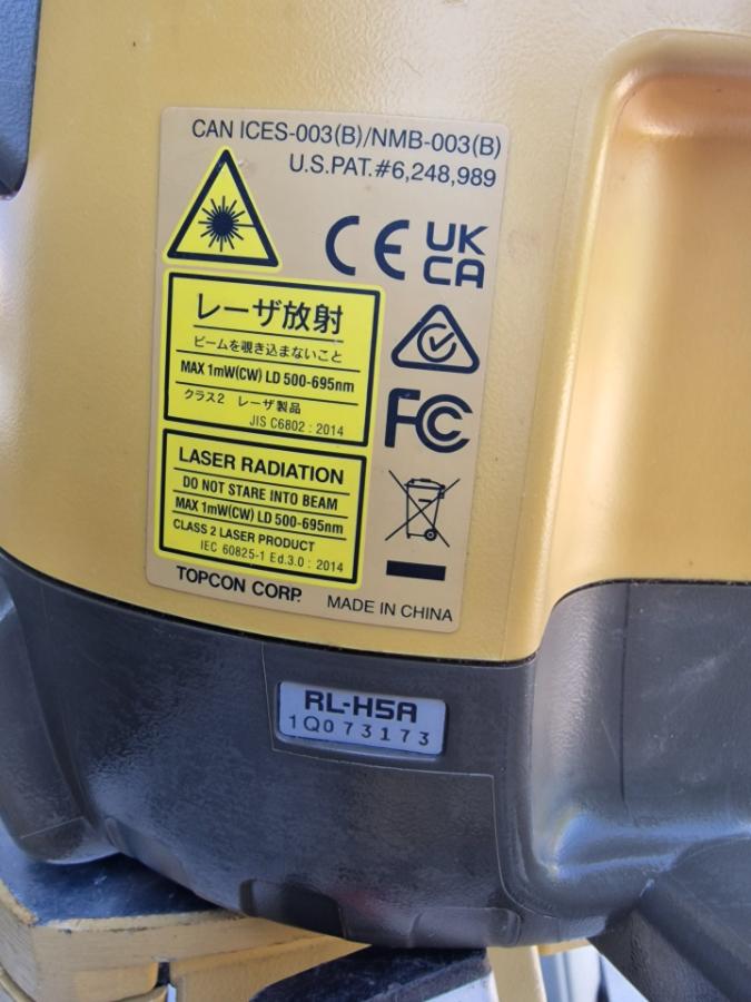 TopCon oppmåling / nivilleringsutstyr RL-H5A 