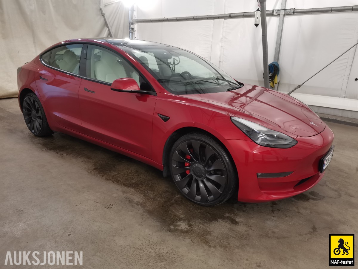 2020 Tesla Model 3 PERFORMANCE AWD VARMEPUMPE PANORAMA