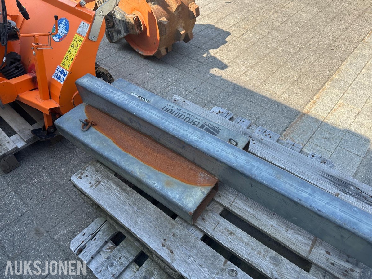 Galvanisert løftebom for hjullaster/traktor – 4,5 tonn