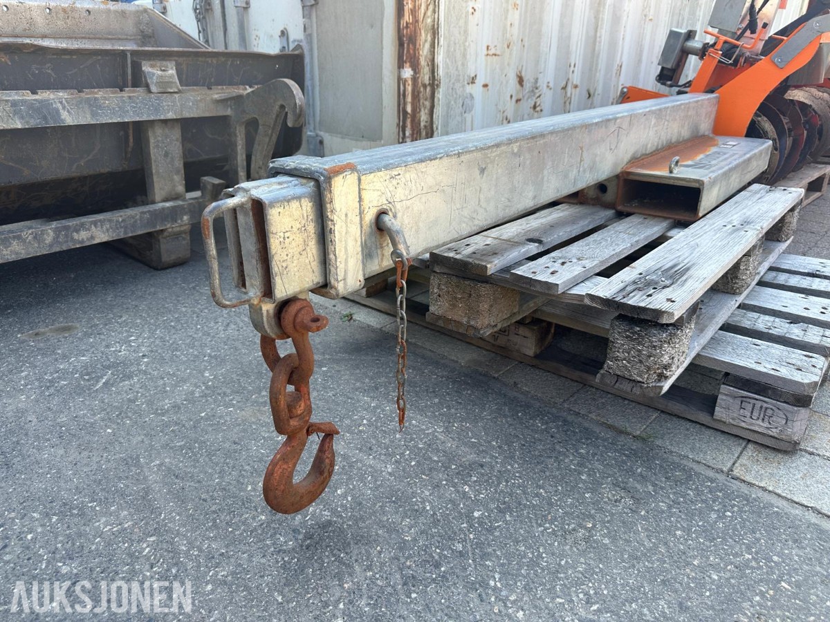 Galvanisert løftebom for hjullaster/traktor – 4,5 tonn