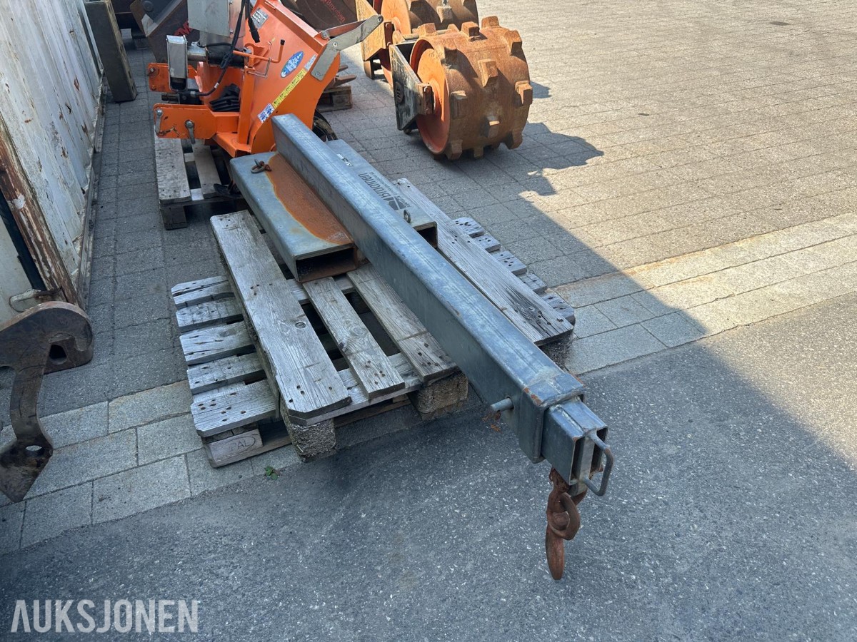 Galvanisert løftebom for hjullaster/traktor – 4,5 tonn