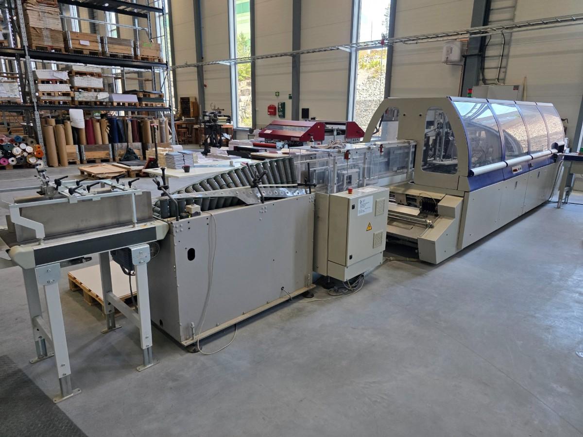 2008 Kolbus SU631 Smussomslag + stacker + prepacker