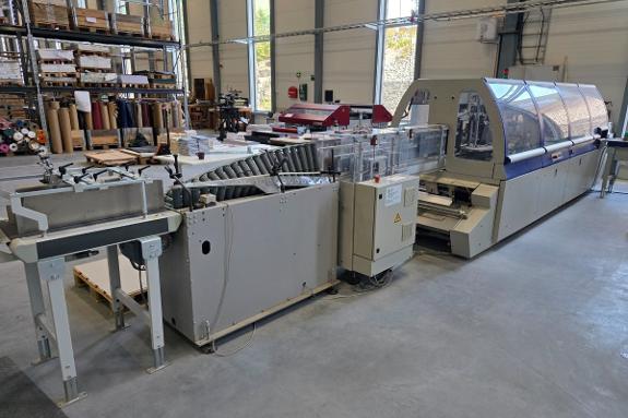 2008 Kolbus SU631 Smussomslag + stacker + prepacker