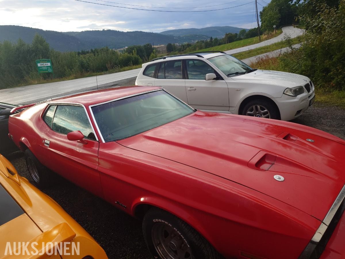 1973 Ford Mustang MACH 1 Fastback - AUTOMAT SKINNINTERIØR 