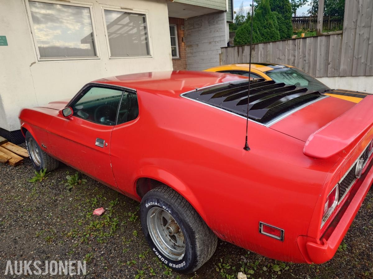 1973 Ford Mustang MACH 1 Fastback - AUTOMAT SKINNINTERIØR 