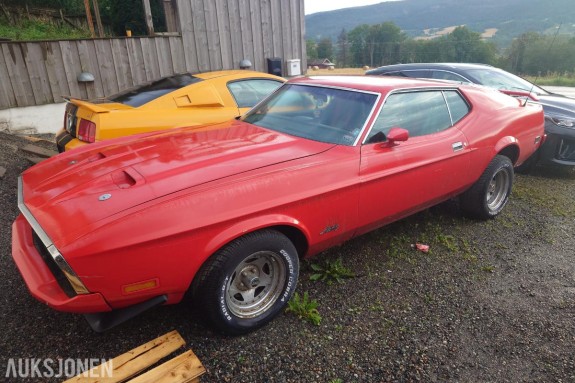 1973 Ford Mustang MACH 1 Fastback - AUTOMAT SKINNINTERIØR 