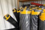 70 ubrukte ruller naturgummi 3 mm, 980 m²