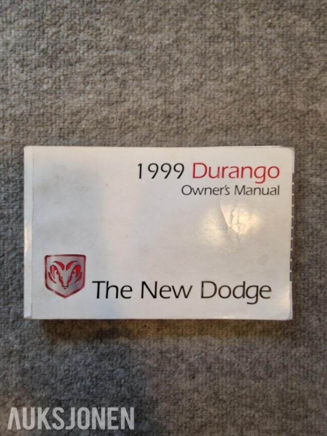 1999 Dodge Durango 5.9 V8 4WD Reparasjonsobjekt