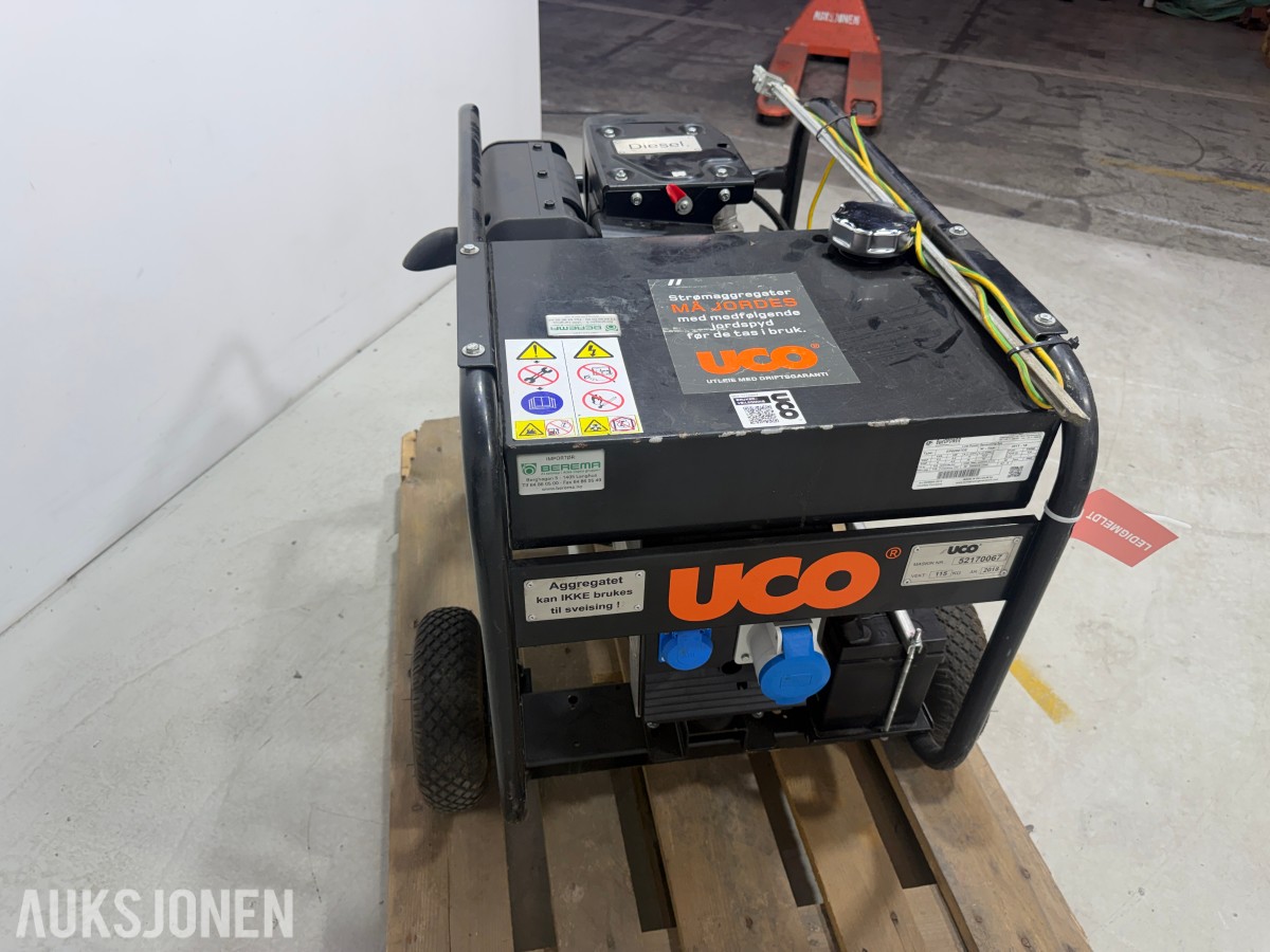 2018 Europower EP6000TDE dieselaggregat 6 kVA 3-fase 230 V