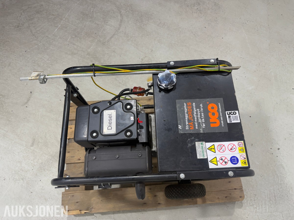 2018 Europower EP6000TDE dieselaggregat 6 kVA 3-fase 230 V