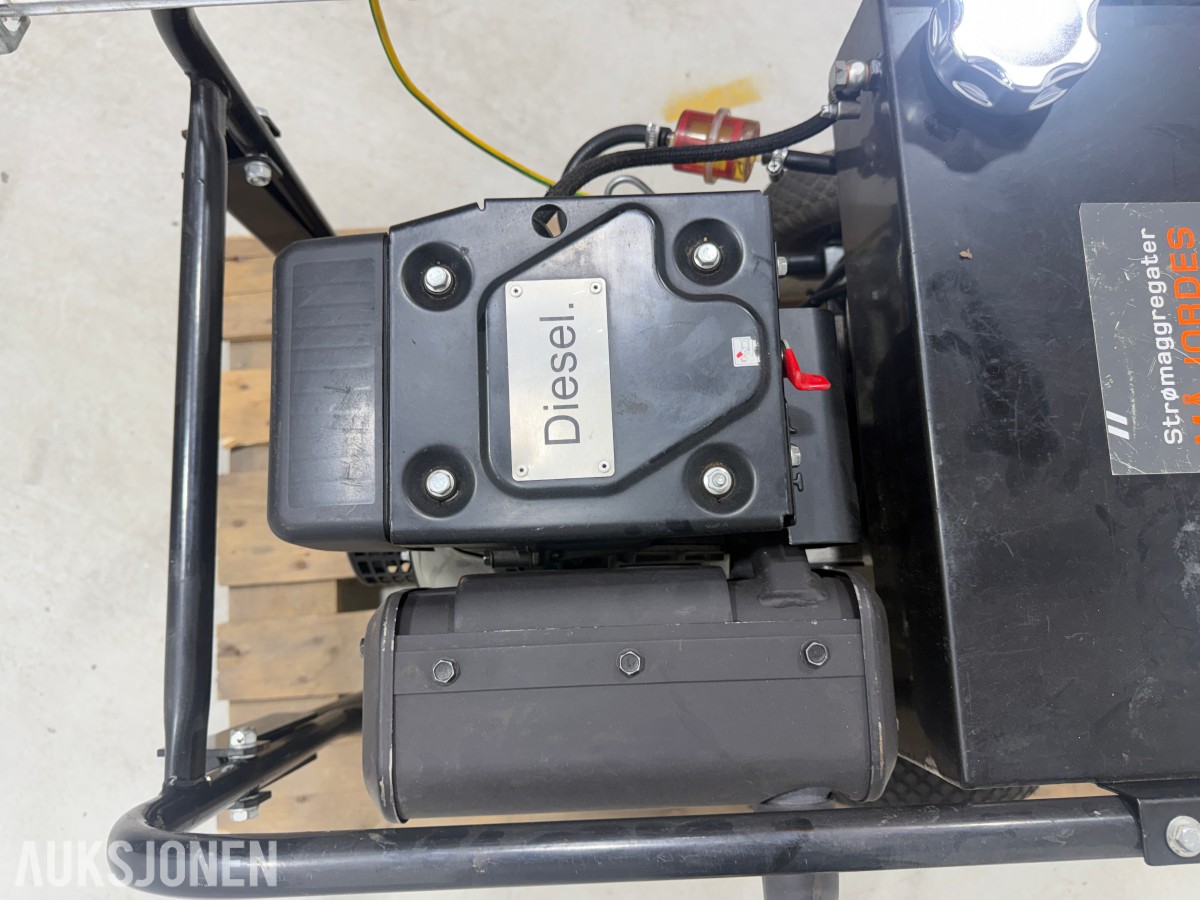 2018 Europower EP6000TDE dieselaggregat 6 kVA 3-fase 230 V