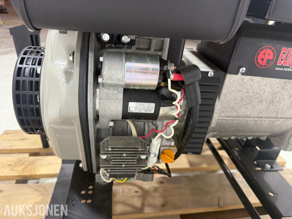 2018 Europower EP6000TDE dieselaggregat 6 kVA 3-fase 230 V