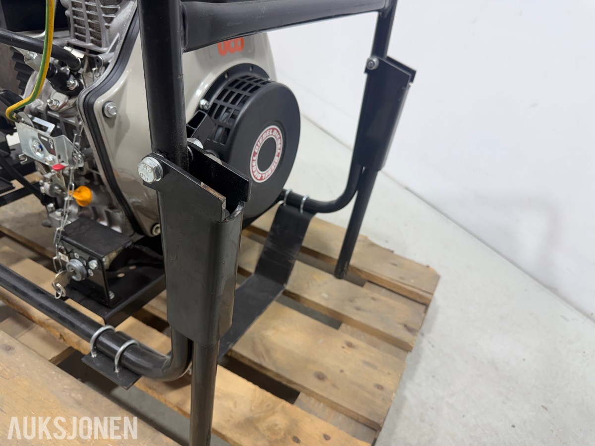 2018 Europower EP6000TDE dieselaggregat 6 kVA 3-fase 230 V