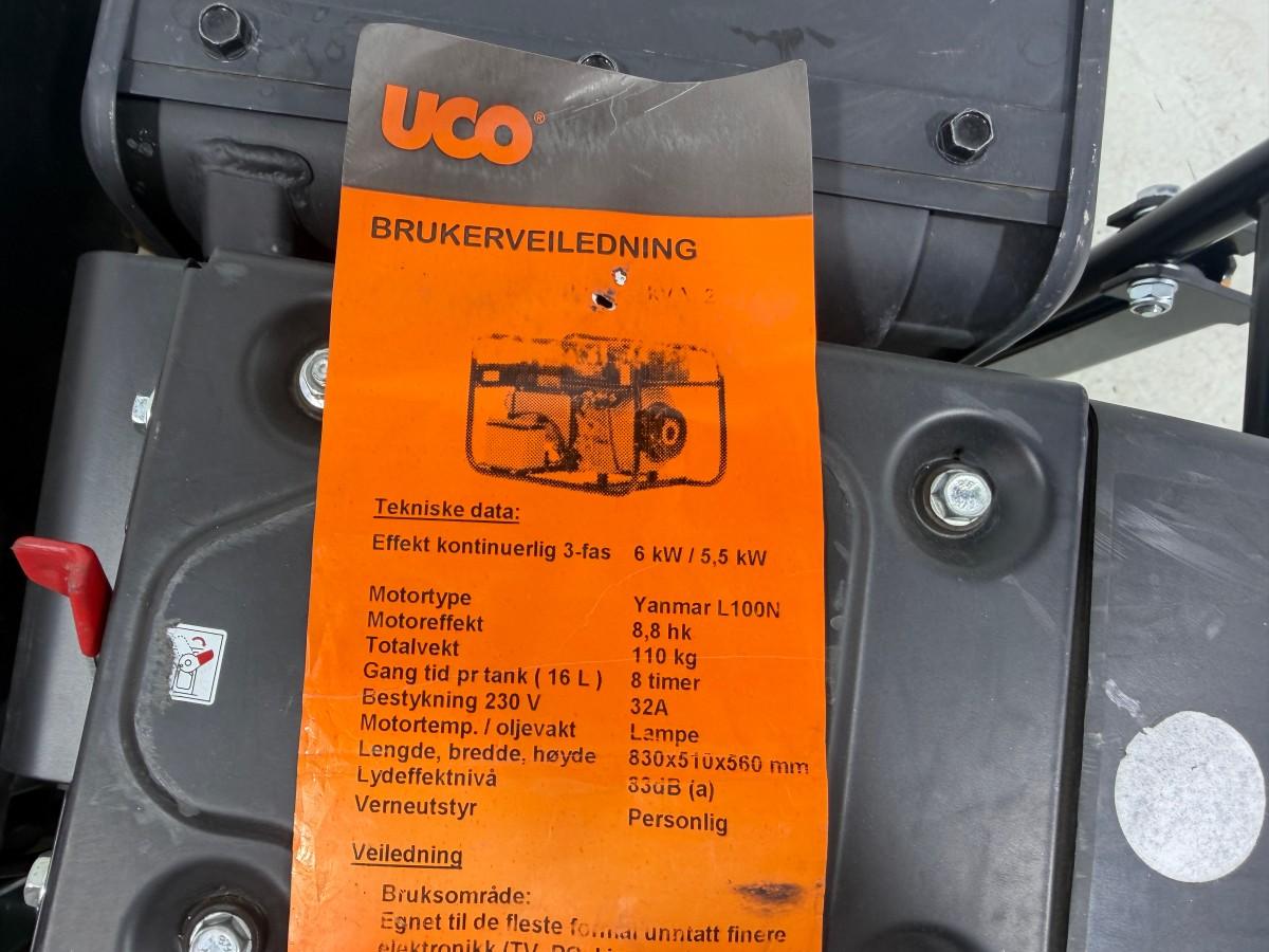 2019 Europower EP6000TDE 3-fase dieselaggregat – 6 kVA