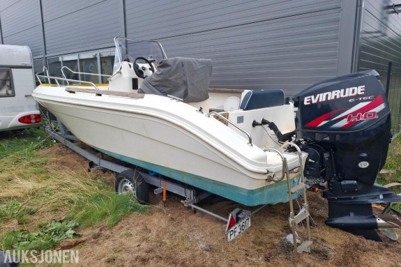 Powercraft 20 med Evinrude E-TEC 150 og tilhenger - rep.objekt