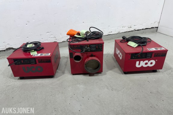 Corroventa – 1 stk. CTR 300 XT avfukter og 2 stk. HP 2000 XT radialvifter