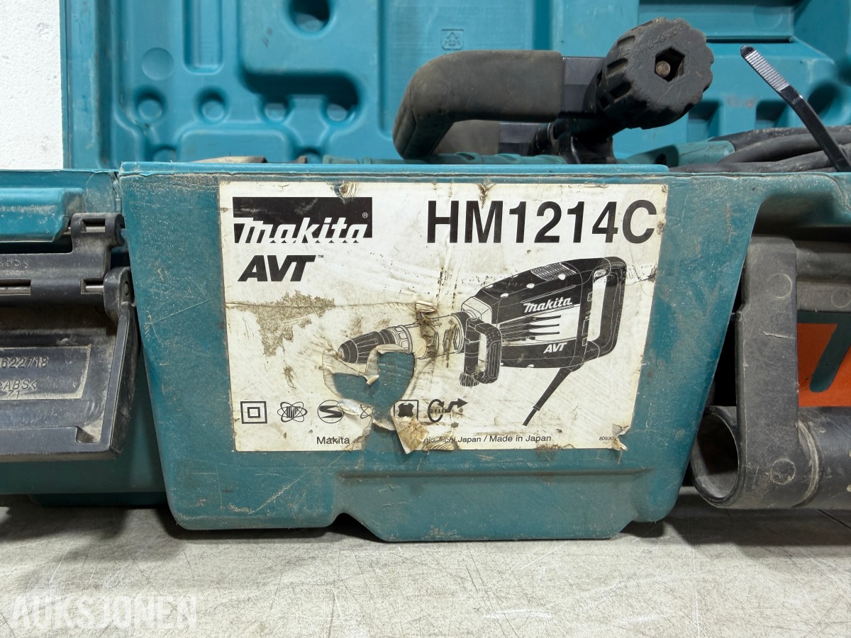 Makita HM1214C meiselhammer 1510 W SDS-Max med transportkoffert