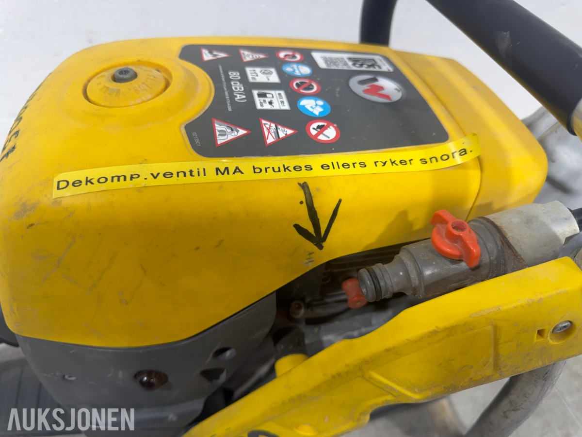 2017 Wacker Neuson BTS 635S bensindrevet kappemaskin 350 mm