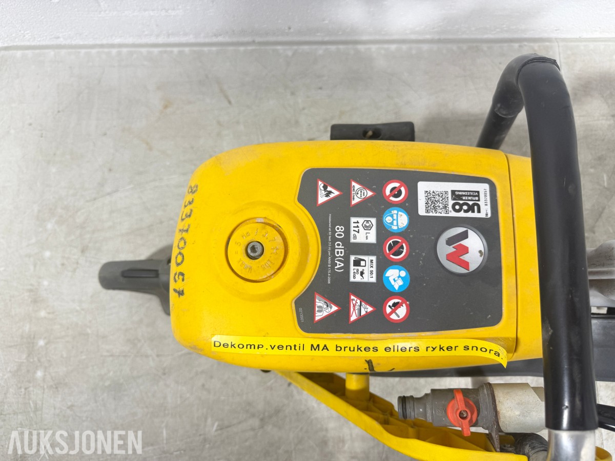 2017 Wacker Neuson BTS 635S bensindrevet kappemaskin 350 mm