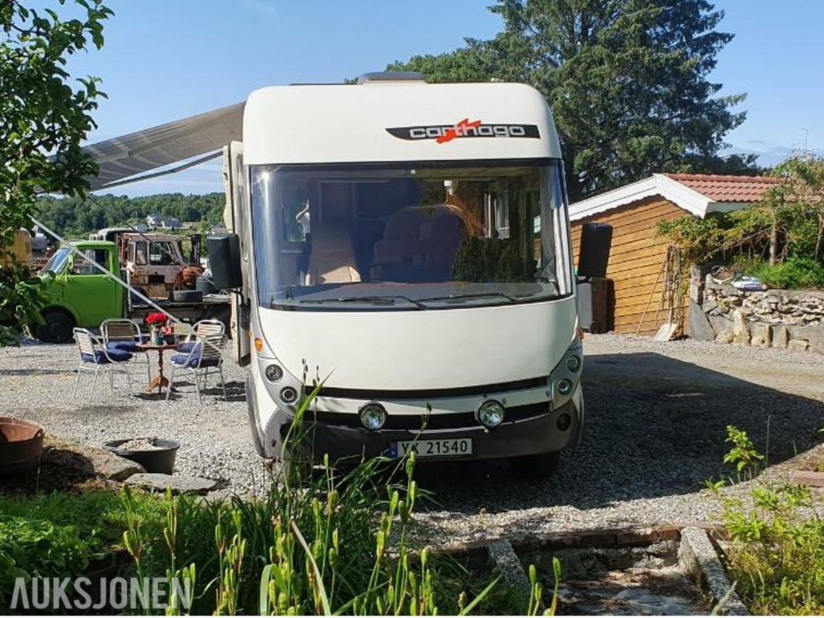 2007 Carthago Campingbil, Automat, Ryggekamera, S+V dekk, EU OK til 06.2028