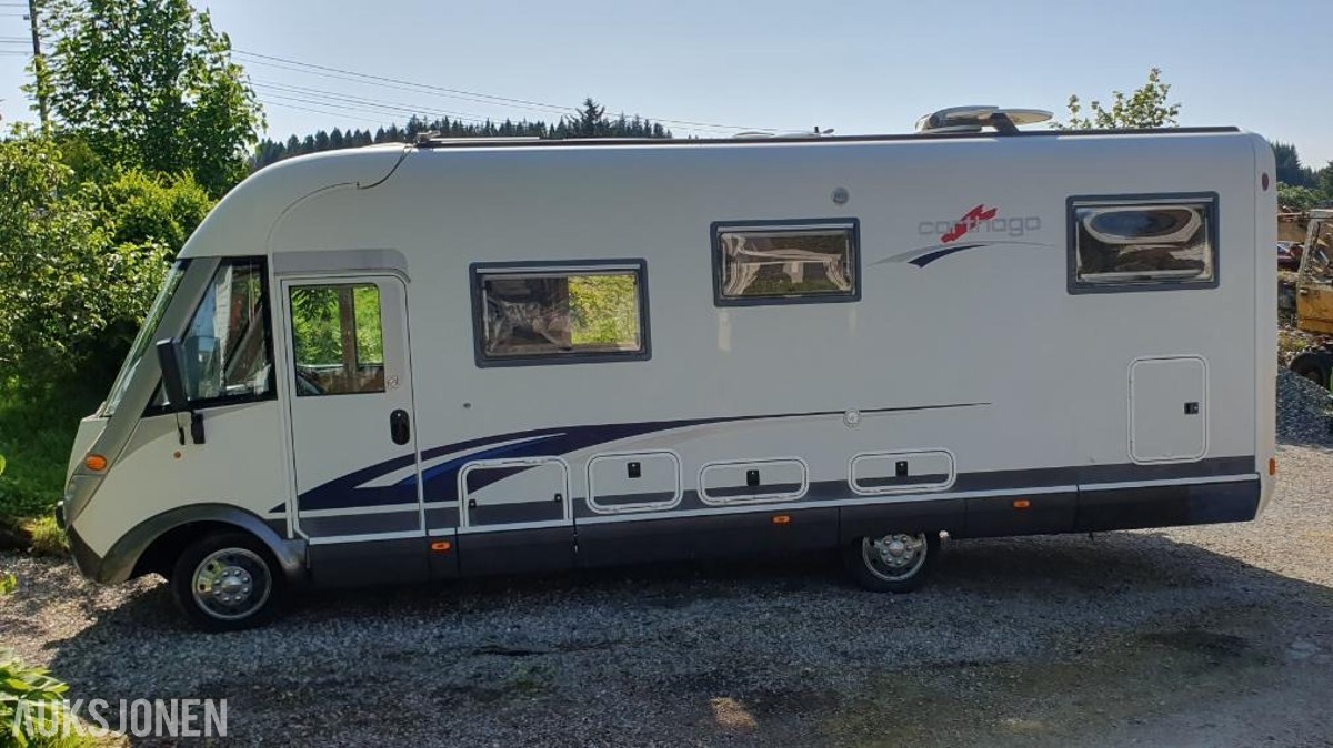 2007 Carthago Campingbil, Automat, Ryggekamera, S+V dekk, EU OK til 06.2028