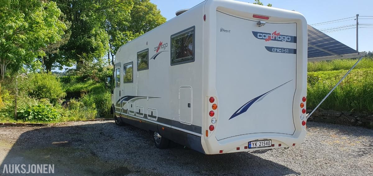2007 Carthago Campingbil, Automat, Ryggekamera, S+V dekk, EU OK til 06.2028