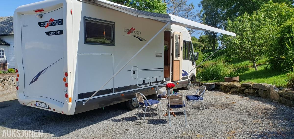 2007 Carthago Campingbil, Automat, Ryggekamera, S+V dekk, EU OK til 06.2028