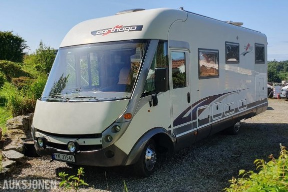 2007 Carthago Campingbil, Automat, Ryggekamera, S+V dekk, EU OK til 06.2028
