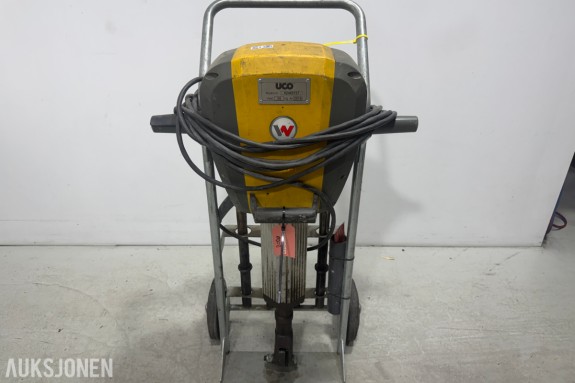 2016 Wacker Neuson EH 75/230 27x80 elektrisk pigghammer – med tralle og meisler