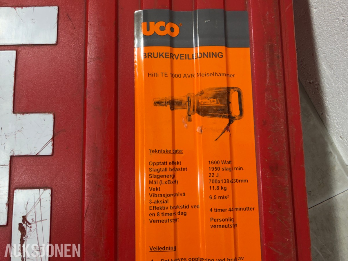 Hilti TE 1000AVR meiselhammer